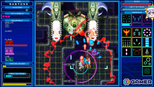 予測不能の痛快ローグライトSTG「ランダマックス」Switch版が配信！ランダムに誤配送され続ける武装を駆使して戦いの主導権を握ろうの画像12