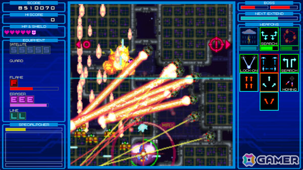 予測不能の痛快ローグライトSTG「ランダマックス」Switch版が配信！ランダムに誤配送され続ける武装を駆使して戦いの主導権を握ろうの画像14