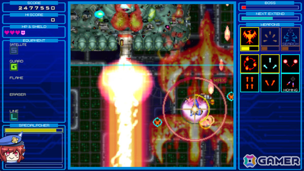 予測不能の痛快ローグライトSTG「ランダマックス」Switch版が配信！ランダムに誤配送され続ける武装を駆使して戦いの主導権を握ろうの画像2