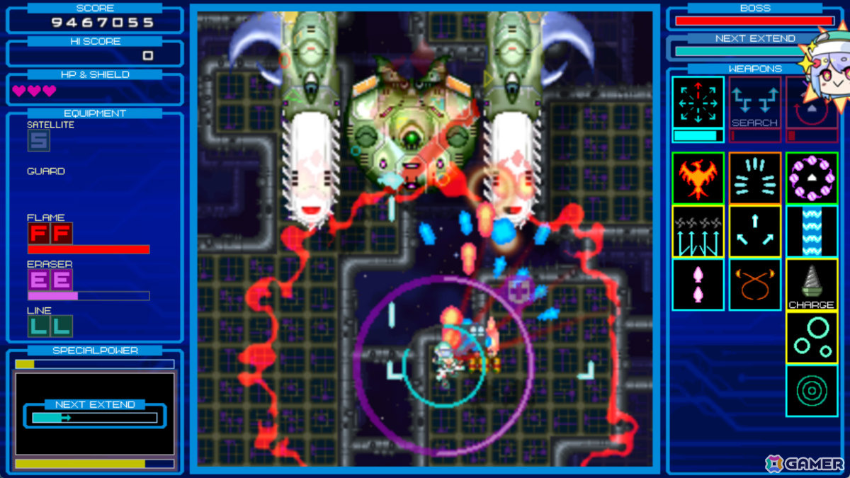 予測不能の痛快ローグライトSTG「ランダマックス」Switch版が配信！ランダムに誤配送され続ける武装を駆使して戦いの主導権を握ろうの画像12