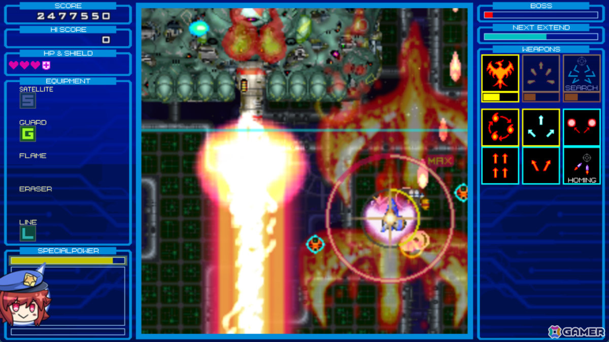 予測不能の痛快ローグライトSTG「ランダマックス」Switch版が配信！ランダムに誤配送され続ける武装を駆使して戦いの主導権を握ろうの画像2