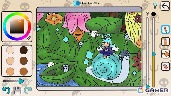 ホロライブのかくれんぼパズルゲーム「Holo Hidden」がSteamにて配信！作品の完成を目指す塗り絵モードも搭載の画像