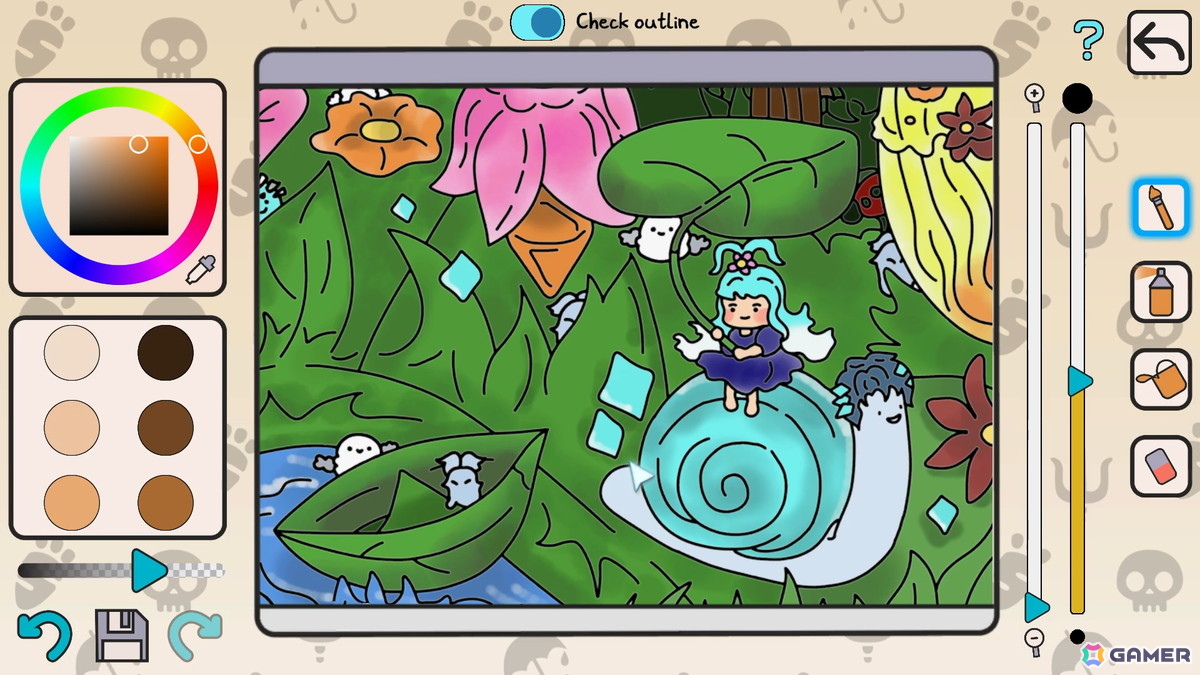 ホロライブのかくれんぼパズルゲーム「Holo Hidden」がSteamにて配信！作品の完成を目指す塗り絵モードも搭載の画像6