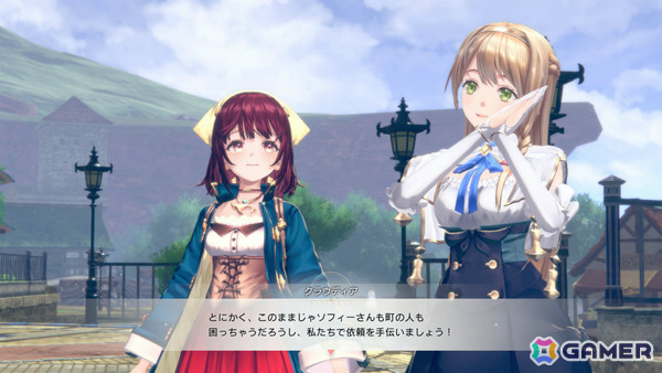 「紅の錬金術士と白の守護者 ~レスレリアーナのアトリエ~」デジタルプレオーダーが開始!ストーリートレーラーや町の復興などのシステム情報も公開の画像