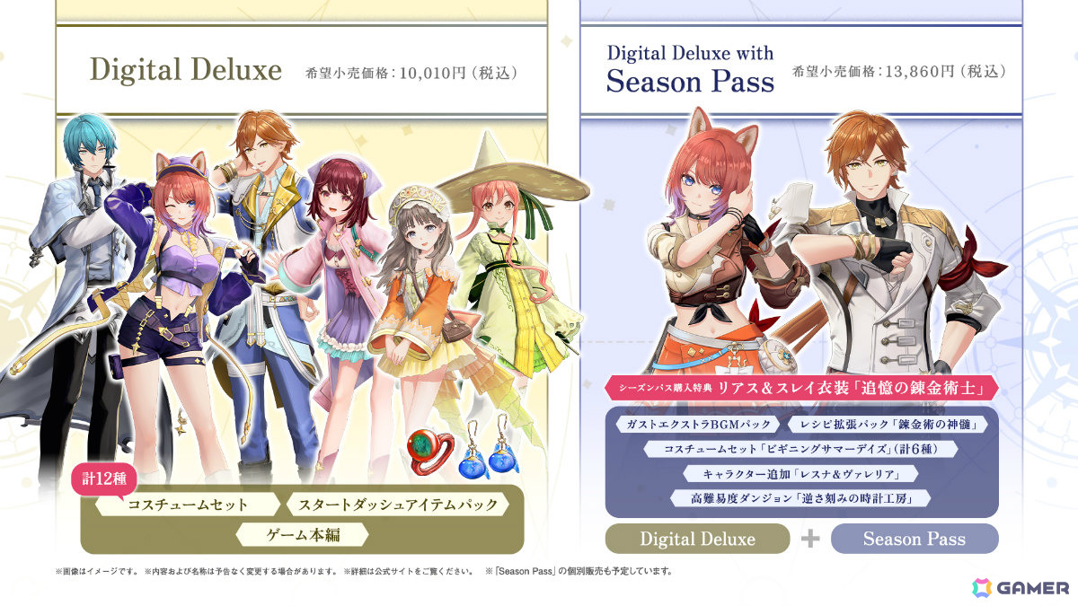「紅の錬金術士と白の守護者 ~レスレリアーナのアトリエ~」デジタルプレオーダーが開始!ストーリートレーラーや町の復興などのシステム情報も公開の画像