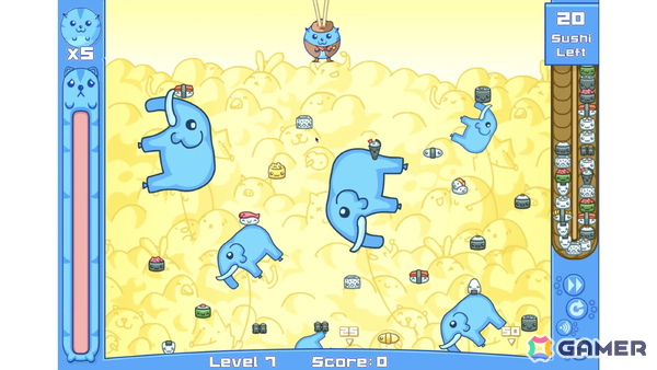 「寿司猫シリーズ」の新作となるローグライト・タワーディフェンス「Sushi Cat Tower Defense」が発表の画像