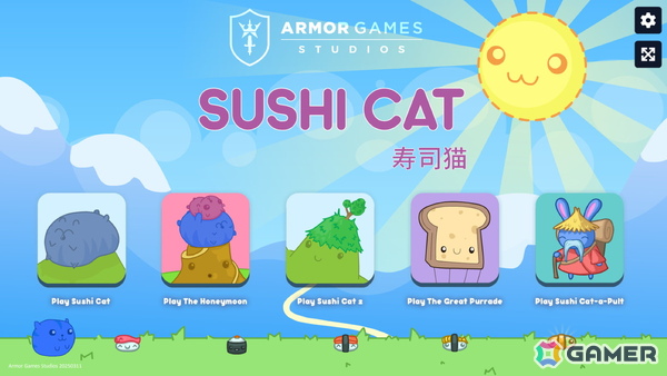 「寿司猫シリーズ」の新作となるローグライト・タワーディフェンス「Sushi Cat Tower Defense」が発表の画像