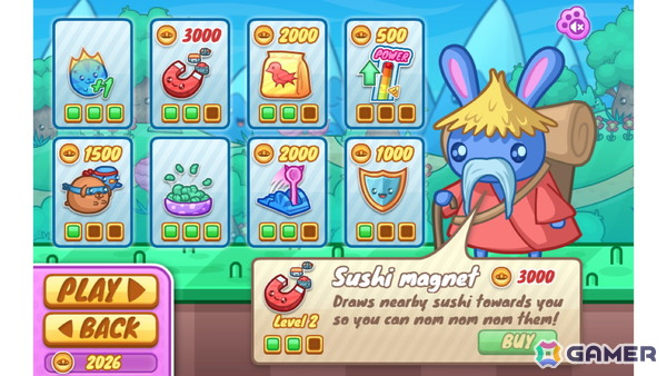 「寿司猫シリーズ」の新作となるローグライト・タワーディフェンス「Sushi Cat Tower Defense」が発表の画像