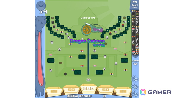 「寿司猫シリーズ」の新作となるローグライト・タワーディフェンス「Sushi Cat Tower Defense」が発表の画像