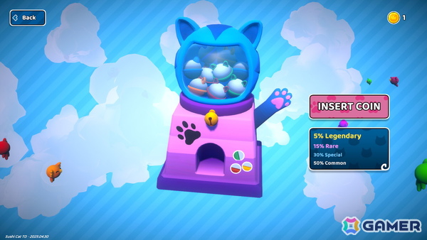 「寿司猫シリーズ」の新作となるローグライト・タワーディフェンス「Sushi Cat Tower Defense」が発表の画像