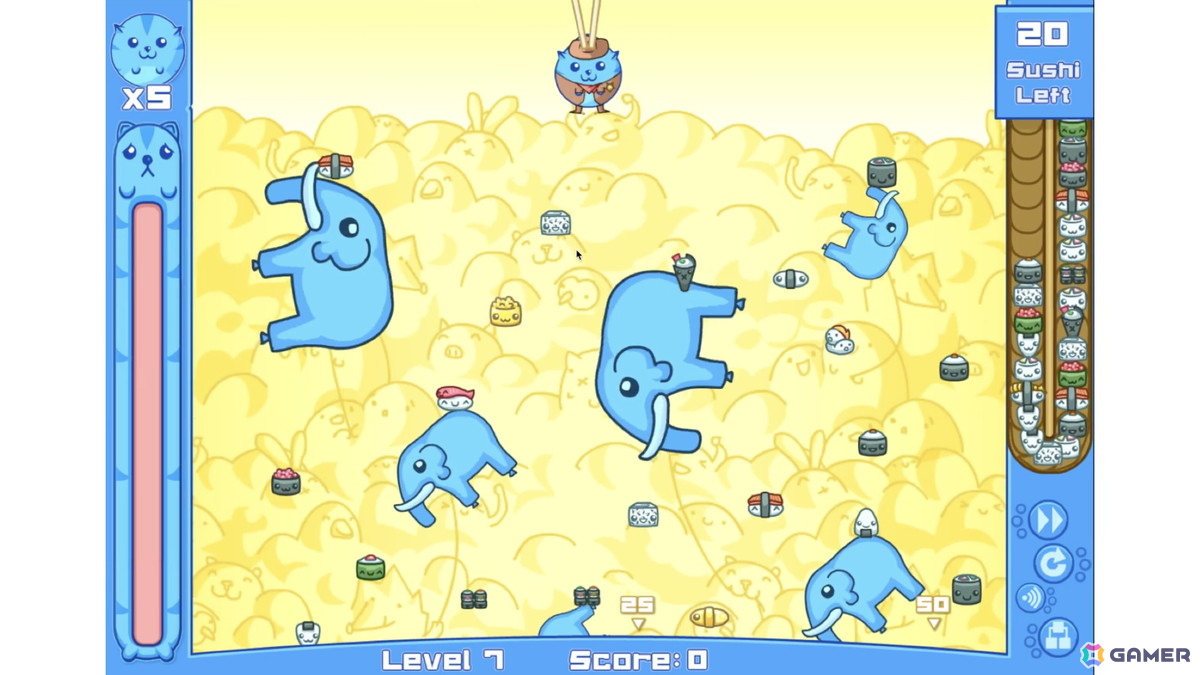 「寿司猫シリーズ」の新作となるローグライト・タワーディフェンス「Sushi Cat Tower Defense」が発表の画像12