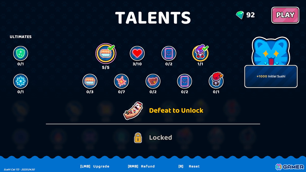 「寿司猫シリーズ」の新作となるローグライト・タワーディフェンス「Sushi Cat Tower Defense」が発表の画像6