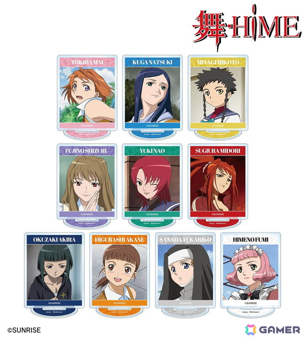 「舞-HiME」のトレーディング場面写アクリルスタンド、トレーディング場面写角丸スクエア缶バッジなどがAMNIBUSで販売中の画像1
