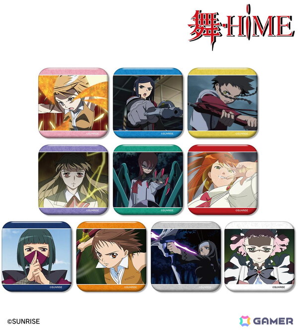 「舞-HiME」のトレーディング場面写アクリルスタンド、トレーディング場面写角丸スクエア缶バッジなどがAMNIBUSで販売中の画像2