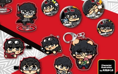 ペルソナ5 ザ・ロイヤル」主人公×大川ぶくぶ先生の描きおこしグッズが