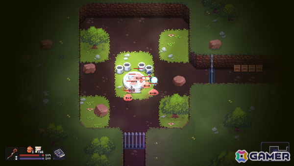 木の杖1本から冒険を始める魔法弾幕シューティングローグライトゲーム「ルートメイジ(LootMage)」の早期アクセスがSteamで9月11日より開始!の画像