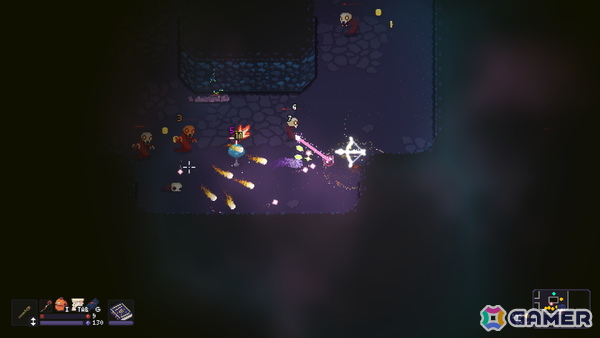 木の杖1本から冒険を始める魔法弾幕シューティングローグライトゲーム「ルートメイジ(LootMage)」の早期アクセスがSteamで9月11日より開始!の画像
