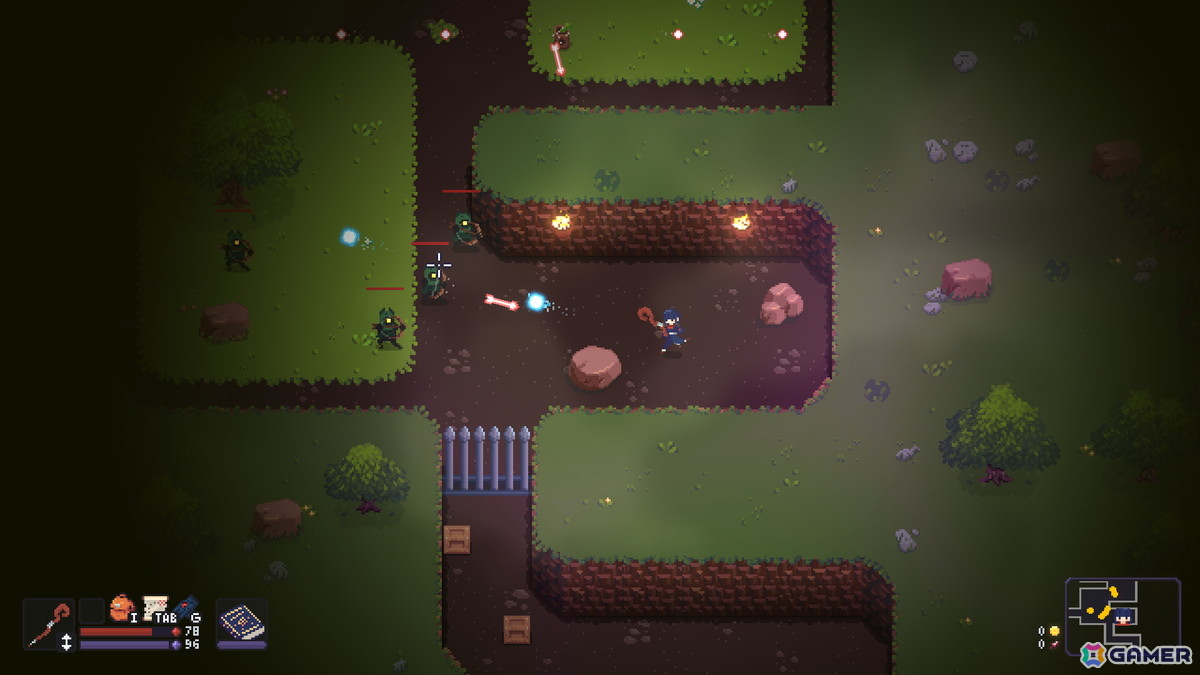 木の杖1本から冒険を始める魔法弾幕シューティングローグライトゲーム「ルートメイジ(LootMage)」の早期アクセスがSteamで9月11日より開始!の画像