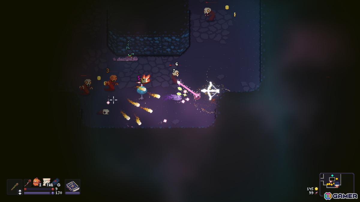 木の杖1本から冒険を始める魔法弾幕シューティングローグライトゲーム「ルートメイジ（LootMage）」の早期アクセスがSteamで9月11日より開始！の画像6