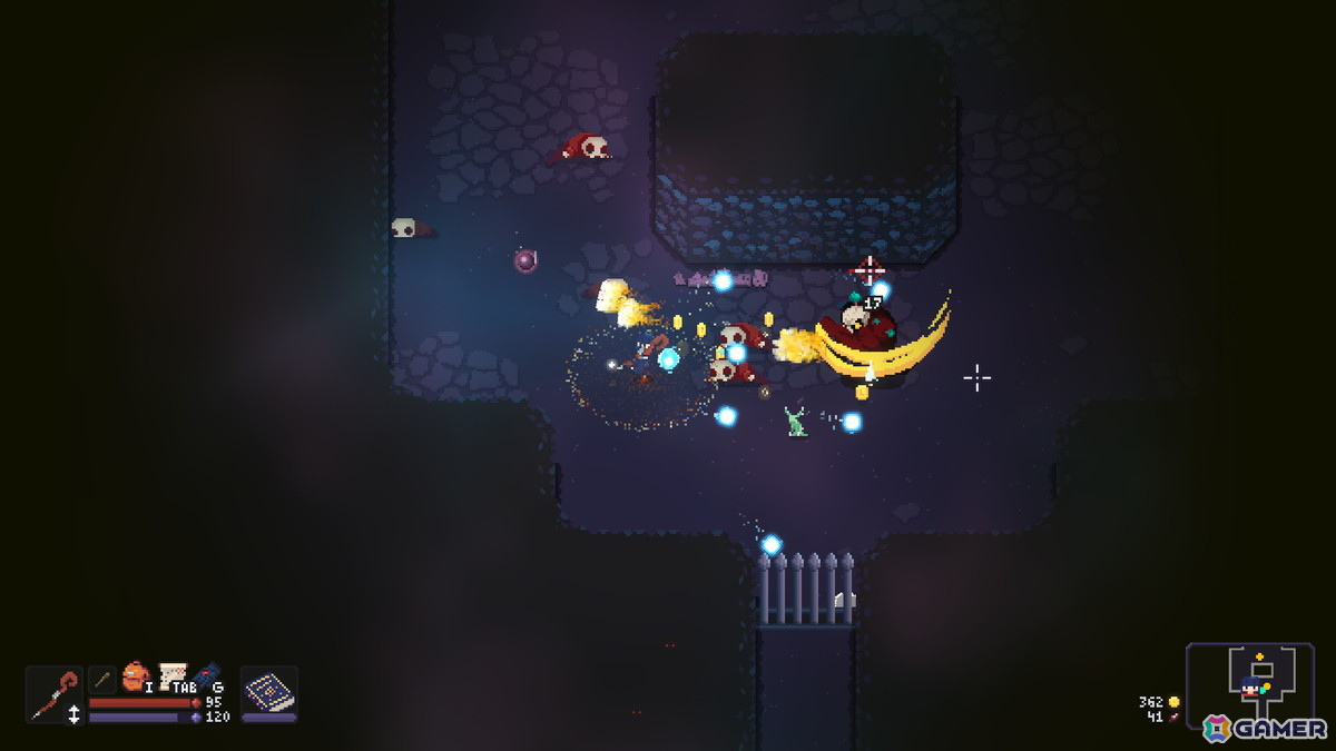 木の杖1本から冒険を始める魔法弾幕シューティングローグライトゲーム「ルートメイジ（LootMage）」の早期アクセスがSteamで9月11日より開始！の画像9