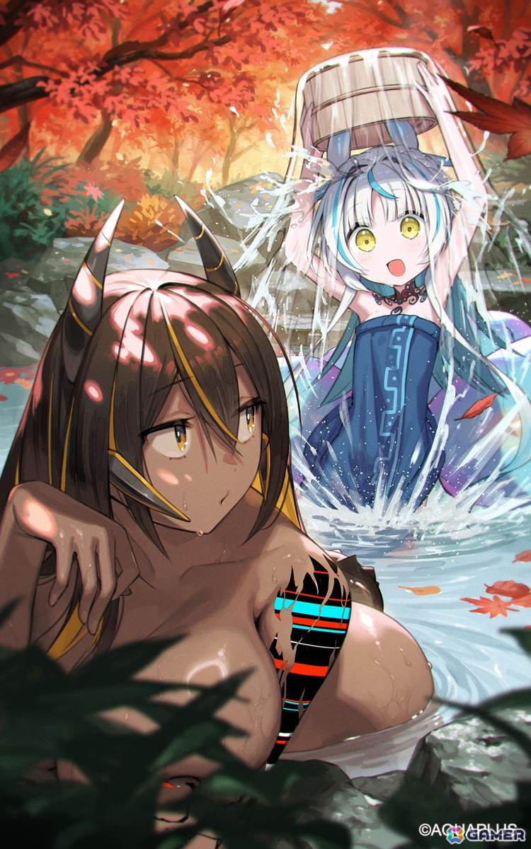 期間限定灯幻鏡「地水交わり湯を沸かす」 イラスト:ainezu