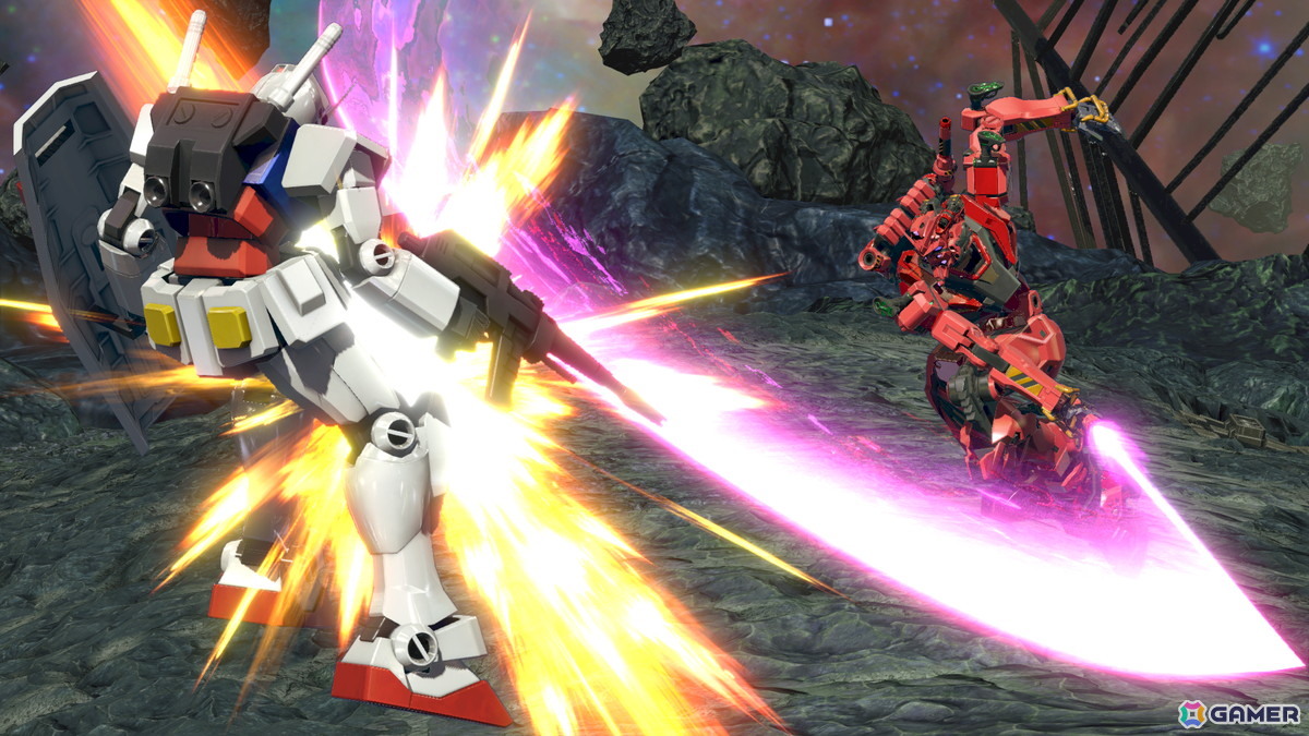 「機動戦士ガンダム EXVS.2 IB」に「機動戦士Gundam GQuuuuuuX」の赤いガンダムが参戦決定！懐に潜り込み挟撃する2000コストの格闘寄り万能機の画像12