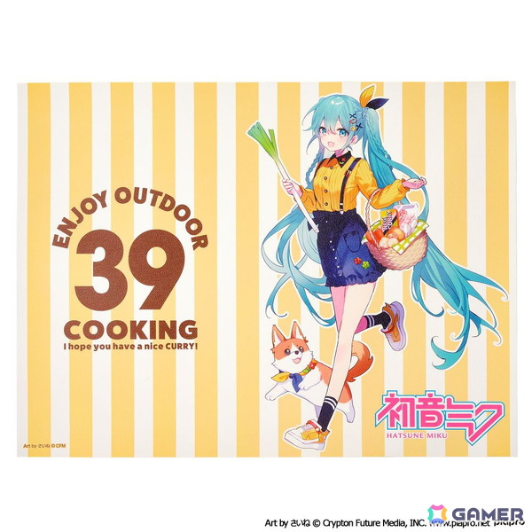 初音ミク×アウトドアグッズブランド「AOZORAGEAR」コラボによるブルーチタン包丁の受注販売が開始！さいね氏描き下ろしイラストを刀身にデザインの画像18