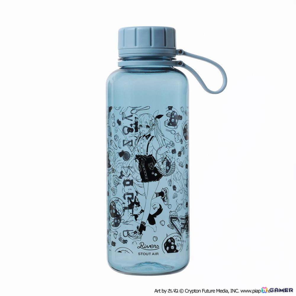 初音ミク×アウトドアグッズブランド「AOZORAGEAR」コラボによるブルーチタン包丁の受注販売が開始!さいね氏描き下ろしイラストを刀身にデザインの画像