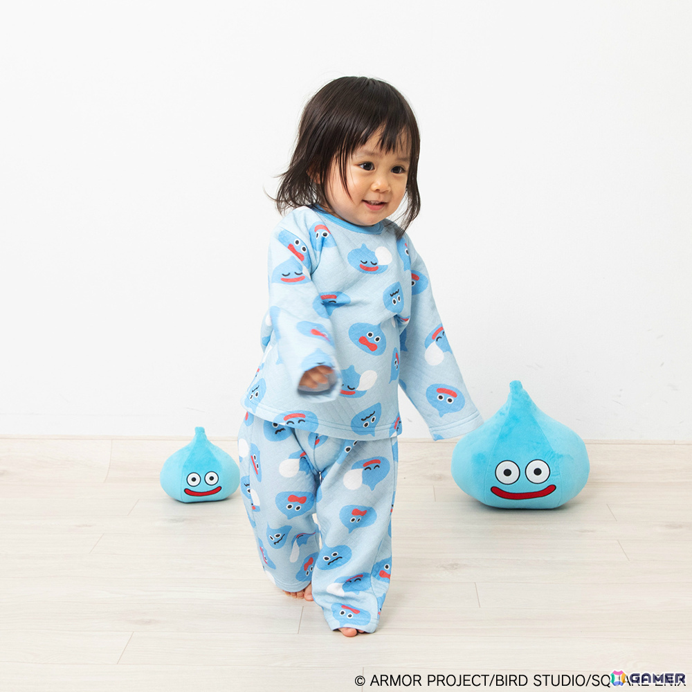 「ドラクエベビー＆キッズ」スライムフェイスのパジャマやフード部分がスライムになっているポンチョなど新商品が9月12日に発売！の画像