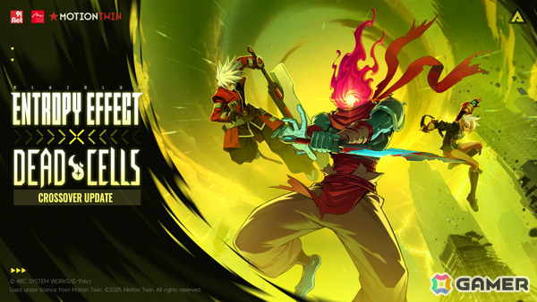 「ブレイブルー エントロピーエフェクト」に「Dead Cells」の主人公“首無しの囚人”が参戦！限定ステージ＆ストーリーも楽しめるクロスオーバーアップデートが実施の画像1