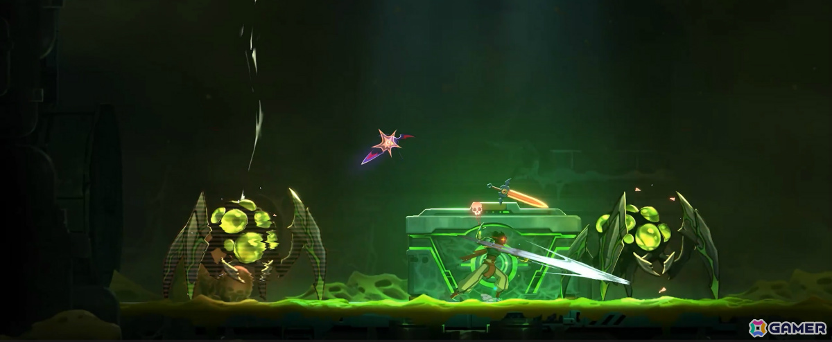 「ブレイブルー エントロピーエフェクト」に「Dead Cells」の主人公“首無しの囚人”が参戦！限定ステージ＆ストーリーも楽しめるクロスオーバーアップデートが実施の画像8
