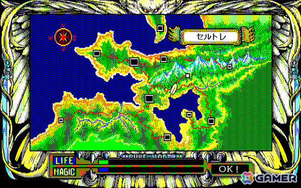 経験値稼ぎ不要のユニークなアクションRPG「ルーンワース 黒衣の貴公子（PC-9801版）」がプロジェクトEGGで無料配信！の画像