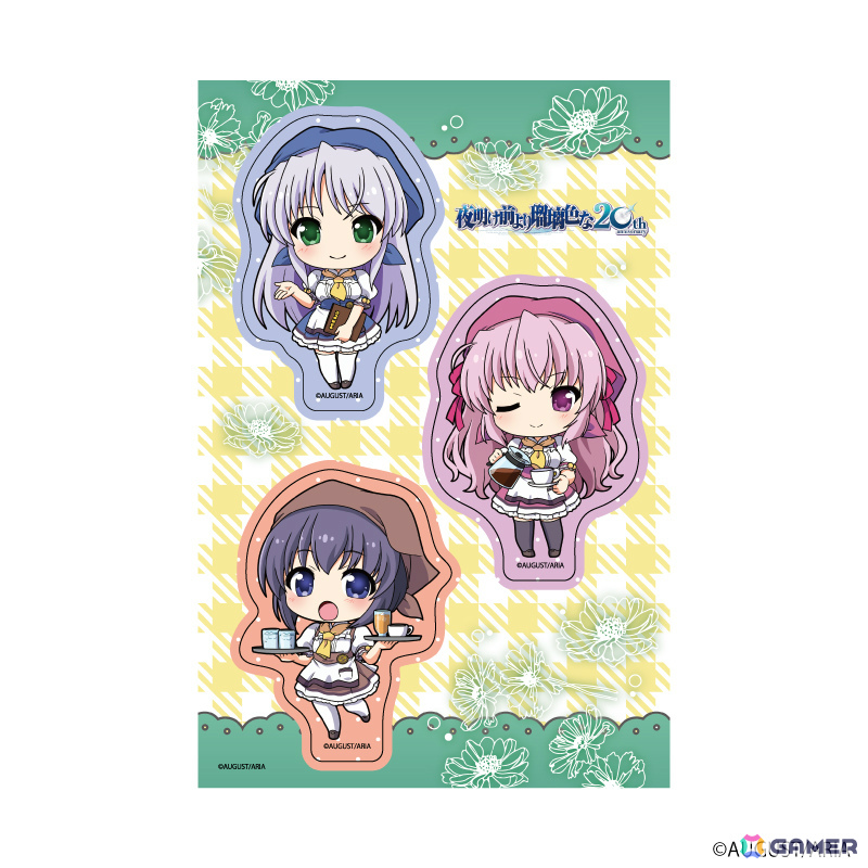 「夜明け前より瑠璃色な」20周年記念カフェが10月7日よりeeo Cafeで開催！公式描き下ろしイラスト＆オリジナルミニキャライラストのグッズがラインナップの画像