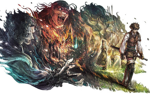 「オクトパストラベラー0」故郷を滅ぼした者たちへの“復讐”の物語や共に冒険をする仲間たちを紹介！タウンビルドや主人公の職業などシステム続報も