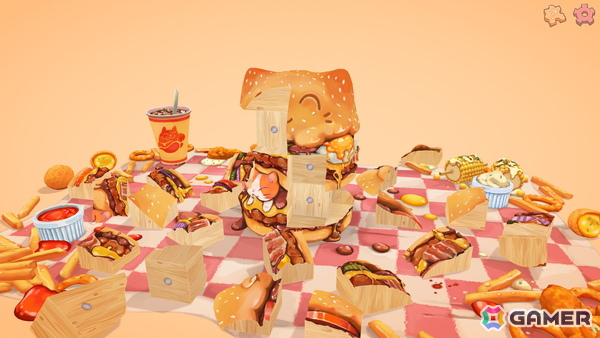 食べ物モチーフのSteam向け3Dパズルゲーム「UMAMIパズル」の配信日が11月17日に決定！直感的な操作と温かなサウンドで癒やしの時間を楽しめるの画像2