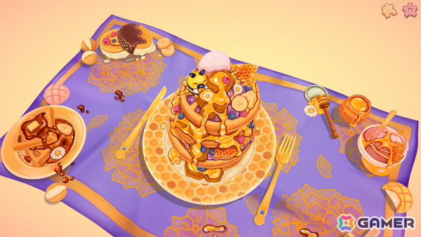 食べ物モチーフのSteam向け3Dパズルゲーム「UMAMIパズル」の配信日が11月17日に決定！直感的な操作と温かなサウンドで癒やしの時間を楽しめるの画像4