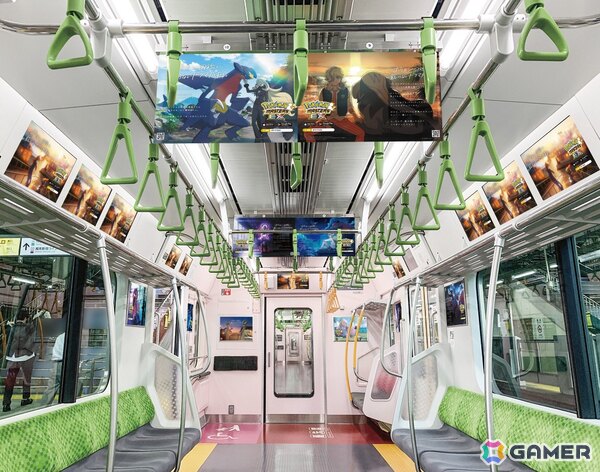 「ポケモンマスターズ EX」6周年記念で山手線車内を期間限定ジャック！秋葉原駅、大阪駅では6周年特別映像を放映中の画像1