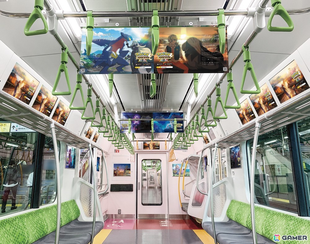 ポケモンマスターズ EX」6周年記念で山手線車内を期間限定
