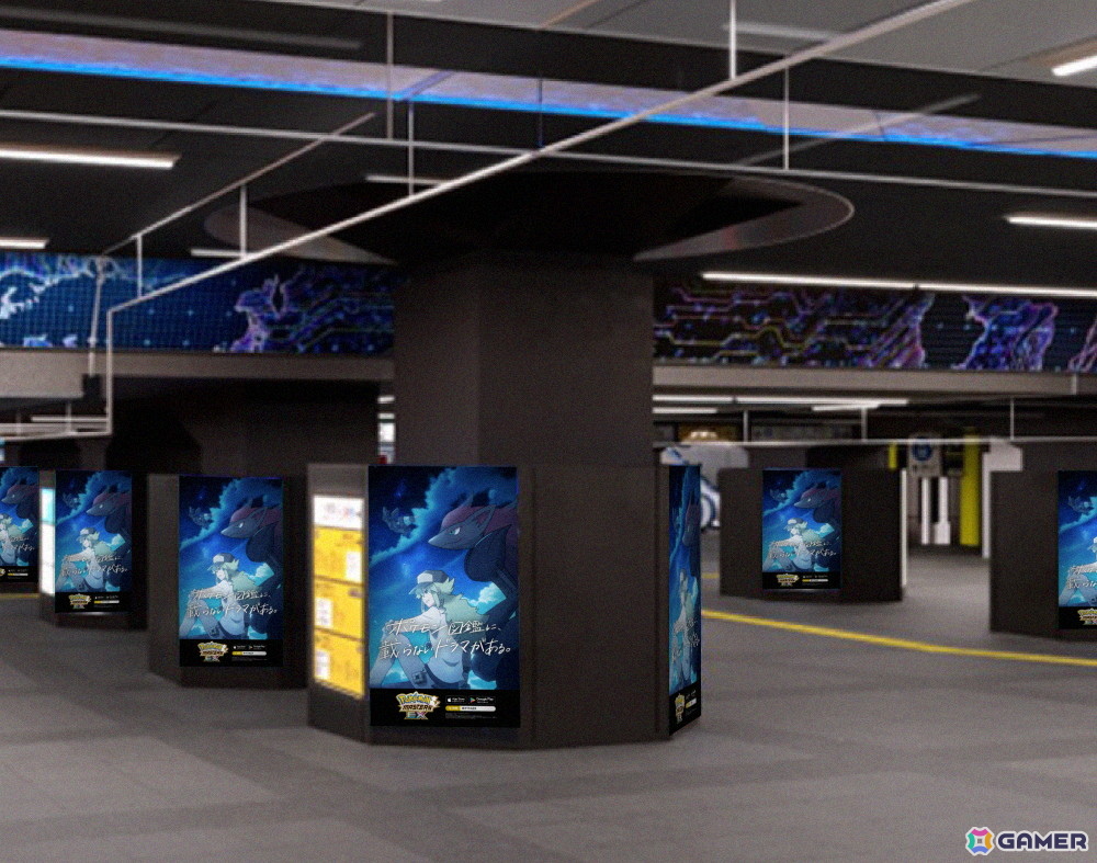 「ポケモンマスターズ EX」6周年記念で山手線車内を期間限定ジャック！秋葉原駅、大阪駅では6周年特別映像を放映中の画像2
