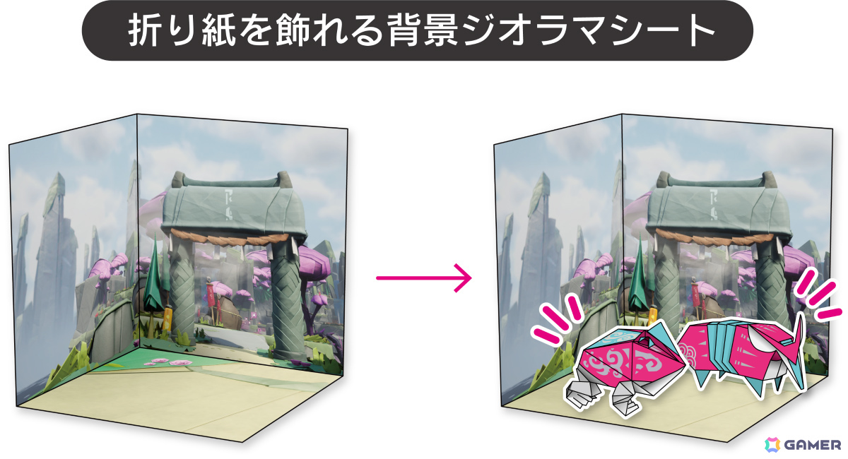 折り紙となり自在に姿を変えながら戦うアクションアドベンチャー「Hirogami」DL版がリリース！の画像