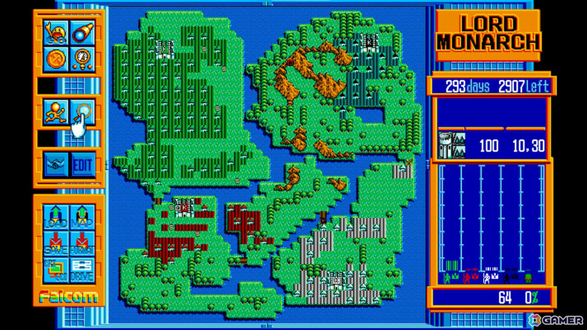 「EGGコンソール ロードモナーク PC-9801」が配信！日本ファルコムの「ドラゴンスレイヤー」シリーズ第7弾となるシミュレーションゲームの画像