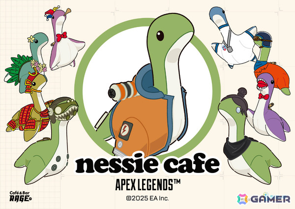 「Apex Legends」のコラボカフェ「ネッシーカフェ」が10月3日より池袋・Café＆Bar RAGE STで開催！の画像1