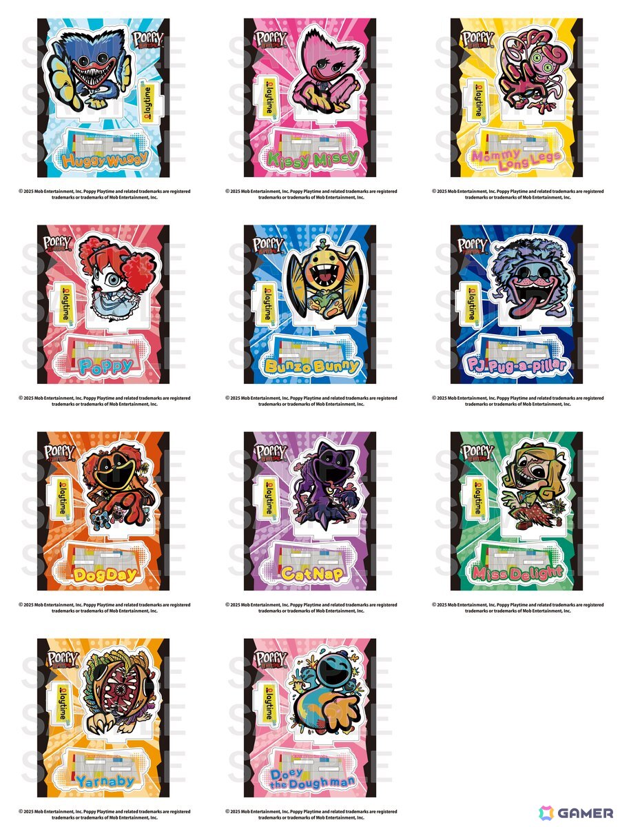 「POPPY PLAYTIME コラボカフェ in E-DINER」のグッズがINFOLENS GEEK SHOP オンラインと池袋パルコ店にて販売開始！の画像