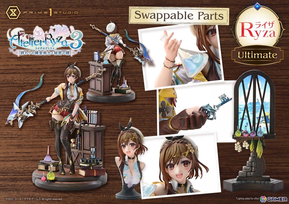 1/4スケールスタチュー「ライザのアトリエ3 ~終わりの錬金術士と秘密の鍵~ ライザ」が予約開始の画像