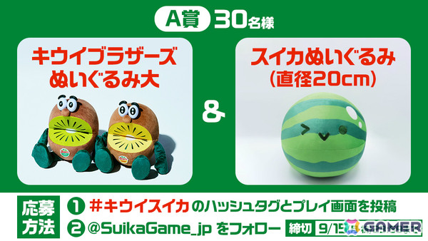 「スイカゲーム」でゼスプリ「キウイブラザーズ」とのコラボスキンが期間限定配信！エイプリルフール投稿をきっかけに企画が始動の画像5