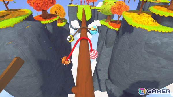 ロープで繋がったチームが競い合うカオスな協力型レースゲーム「Fling to the Finish」がコンソール向けにリリース！の画像