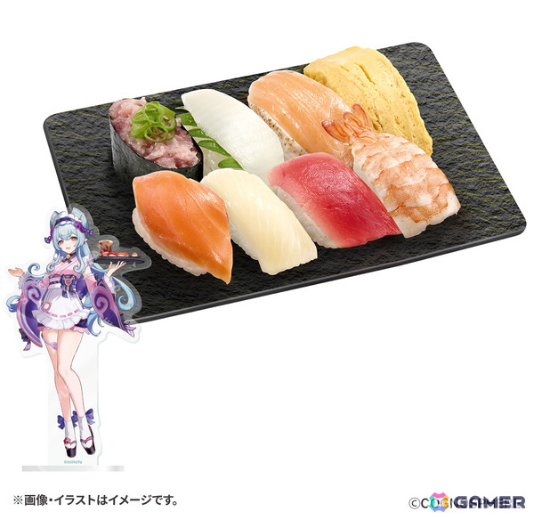 「原神」とスシローのコラボ第二弾が9月10日より開催！夢見月瑞希、早柚、カチーナ、オロルンが描かれたコラボイラストも公開にの画像23