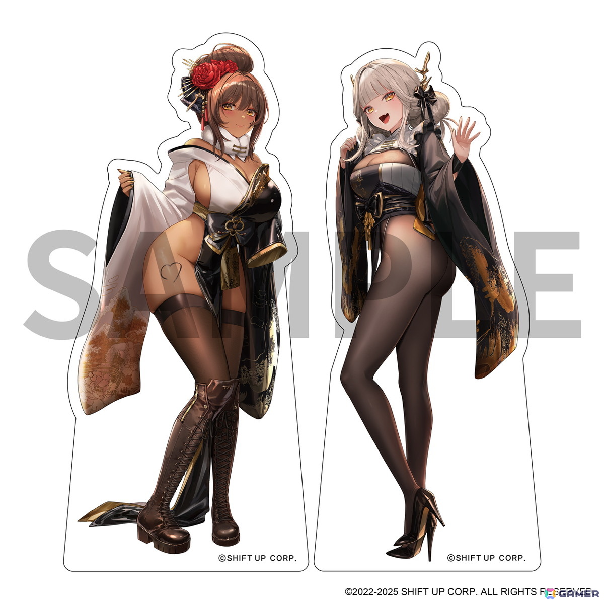 勝利の女神：NIKKE」着物姿のブランとノワールが目印！POP UPイベント