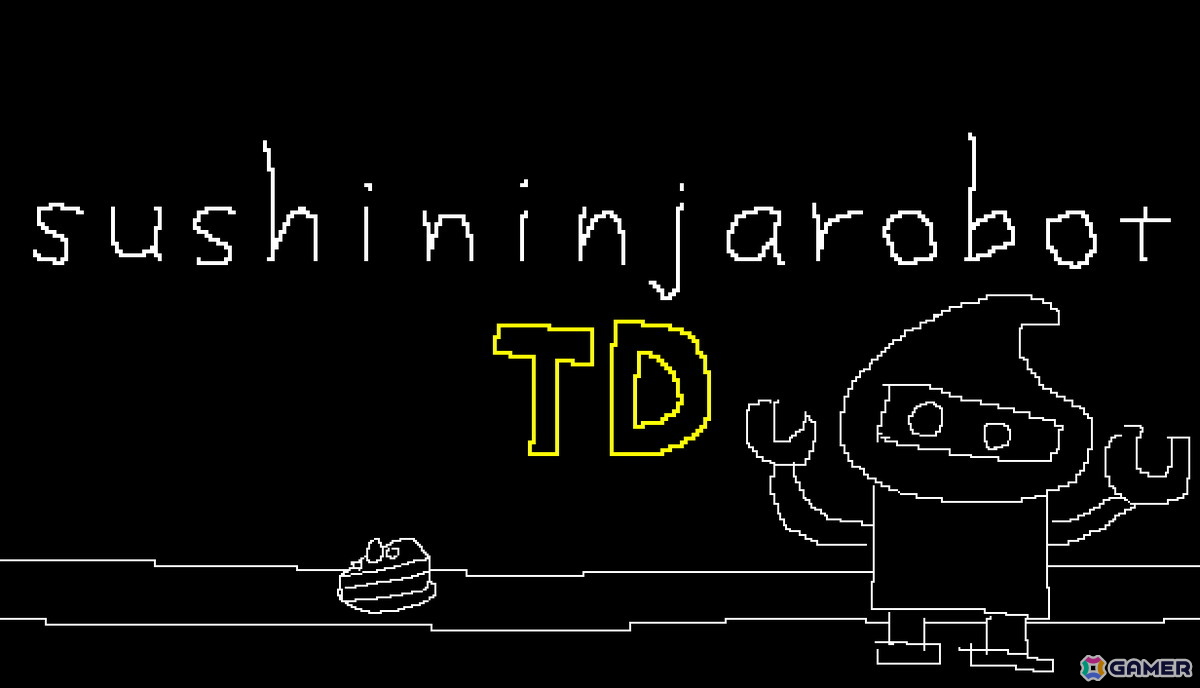 寿司が襲い来るローグライトタワーディフェンスゲーム「sushininjarobot TD」が9月24日よりSteamでリリース！の画像