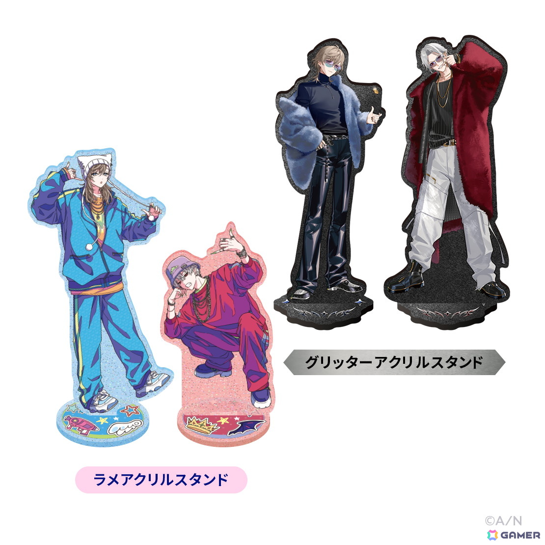 ChroNoiRが二つの衣装を着こなす新グッズ「Choose your favorite」が9